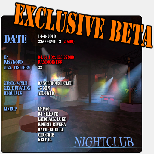 Local map thumbnail for nightclub